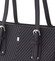Exkluzivní saffianová dámská kabelka se vzorem černá - David Jones Melusina