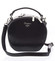 Exkluzivní dámská lesklá crossbody kabelka černá - David Jones Lucile