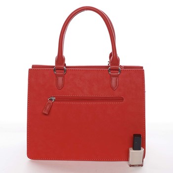 Jemná a elegantní dámská červená kabelka do ruky - David Jones Eliana