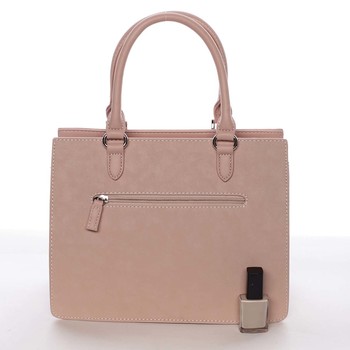 Jemná a elegantní dámská růžová kabelka do ruky - David Jones Eliana