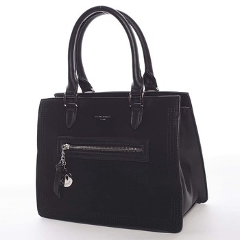 Jemná a elegantní dámská černá kabelka do ruky - David Jones Eliana