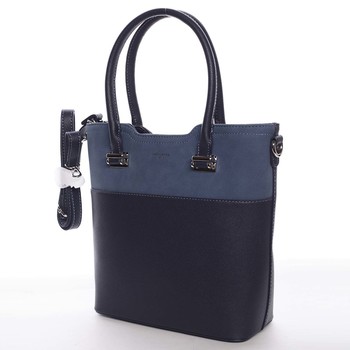 Dámská elegantní a módní tmavě modrá kabelka - David Jones Sandy