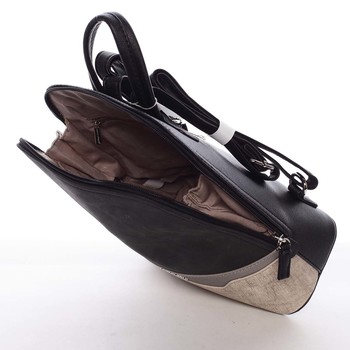Elegantní a módní černý dámský batůžek - David Jones Jeremy