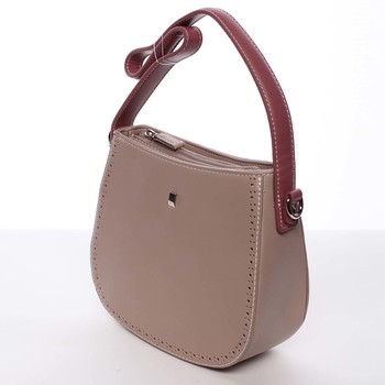 Elegantní listová crossbody kabelka starorůžová - David Jones Brigitte