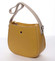 Elegantní listová crossbody kabelka sluneční žlutá - David Jones Brigitte