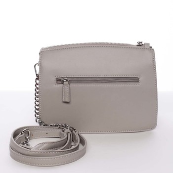 Malá originální crossbody kabelka šedá - David Jones Yuriko