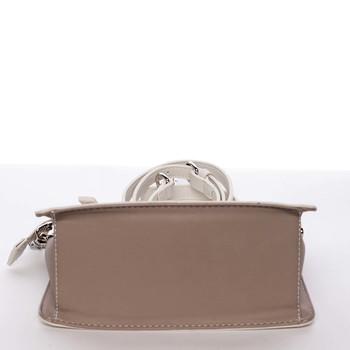 Malá originální crossbody kabelka krémově bílá - David Jones Yuriko