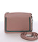 Malá originální crossbody kabelka růžová - David Jones Yuriko