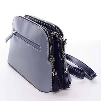 Malá elegantní doplňková crossbody kabelka modrá - David Jones Karen