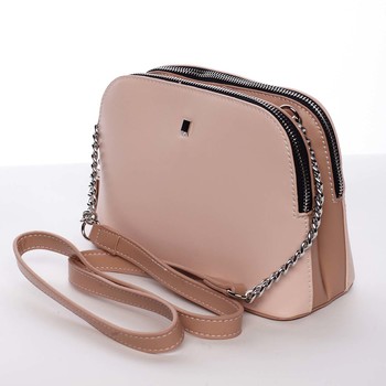 Malá elegantní doplňková crossbody kabelka růžová - David Jones Karen