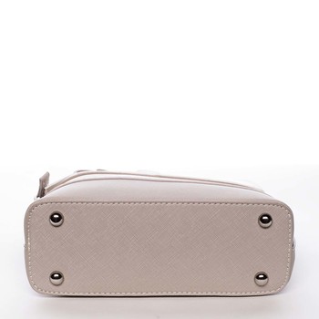 Originální a moderní krémově šedá crossbody kabelka - David Jones Maricielo