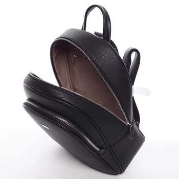 Velký dámský měkký městský batoh černý - David Jones Beatrikas