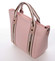 Moderní dámská růžová kabelka do ruky - David Jones Agna