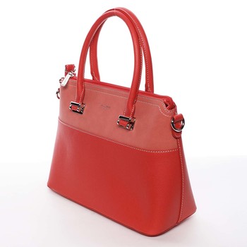 Dámská elegantní červená kabelka do ruky - David Jones Geraldine