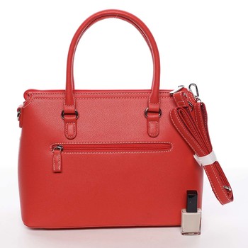 Dámská elegantní červená kabelka do ruky - David Jones Geraldine