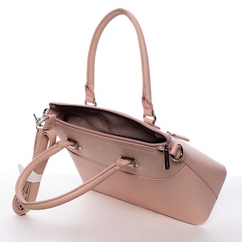 Dámská elegantní růžová kabelka do ruky - David Jones Geraldine