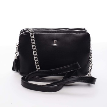 Malá elegantní a moderní crossbody kabelka černá - David Jones Melany