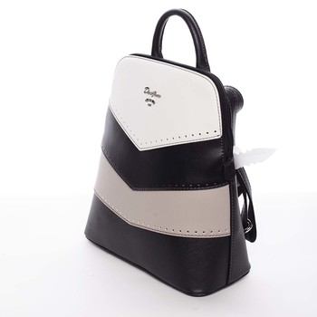 Originální a moderní městský černý batoh - David Jones JeanPaul