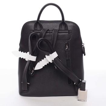 Originální a moderní městský černý batoh - David Jones JeanPaul