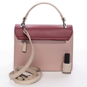 Jedinečná dámská růžová kabelka do ruky - David Jones Andrea