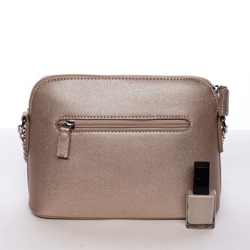 Osobitá a elegantní dámská zlatá crossbody kabelka - David Jones Milagros