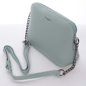 Osobitá a elegantní dámská mentolová crossbody kabelka - David Jones Milagros