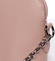 Osobitá a elegantní dámská růžová crossbody kabelka - David Jones Milagros