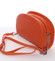 Módní oblá dámská crossbody oranžová kabelka - David Jones Anny