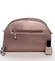 Módní oblá dámská crossbody zlatá kabelka - David Jones Anny