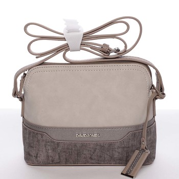 Světlá camel malá crossbody kabelka pro ženy - David Jones Fiorella