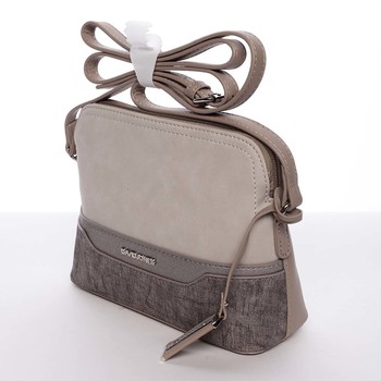 Světlá camel malá crossbody kabelka pro ženy - David Jones Fiorella