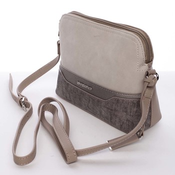 Světlá camel malá crossbody kabelka pro ženy - David Jones Fiorella