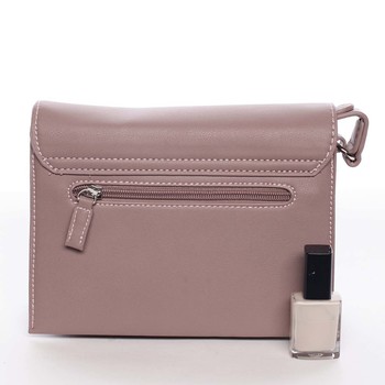 Exkluzivní tmavě růžová dámská crossbody kabelka - David Jones Evelyn