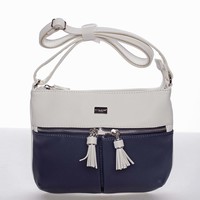 Stylová dámská crossbody kabelka tmavě modrá - David Jones Valeria