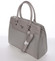 Dámská luxusní lehce perforovaná šedá kabelka - David Jones Dapphnei