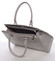 Dámská luxusní lehce perforovaná šedá kabelka - David Jones Dapphnei