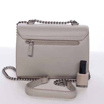 Malá dámská elegantní crossbody kabelka světle šedá - David Jones Arianna