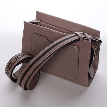 Dámská starorůžová crossbody kabelka s kapsičkou - David Jones Angeli