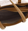 Exkluzivní dámská kožená kabelka tmavší koňaková - ItalY Logistilla
