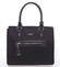 Jemná a elegantní dámská černá kabelka do ruky - David Jones Eliana