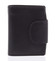 Kožená elegantní černá peněženka pro muže - Delami 1342CHA
