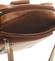 Přírodní hnědá pánská kožená taška na doklady - Tomas Svemir