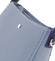 Elegantní listová crossbody kabelka modrá - David Jones Brigitte