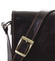 Pánská luxusní kožená taška přes rameno tmavě hnědá - ItalY Jamar