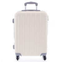Moderní krémově bílý skořepinový cestovní kufr - Ormi Dopp M
