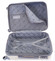 Moderní stříbrný skořepinový cestovní kufr - Ormi Dopp S