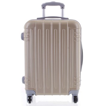 Moderní zlatý skořepinový cestovní kufr - Ormi Dopp L