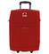Klasický látkový červený cestovní kufr - Ormi Stof S