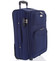 Klasický látkový modrý cestovní kufr - Ormi Stof L