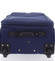 Klasický látkový modrý cestovní kufr sada - Ormi Stof S, M, L